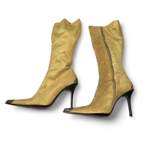 Tsakiris Mallas Suede Knee High Boots - Picture 2 of 4